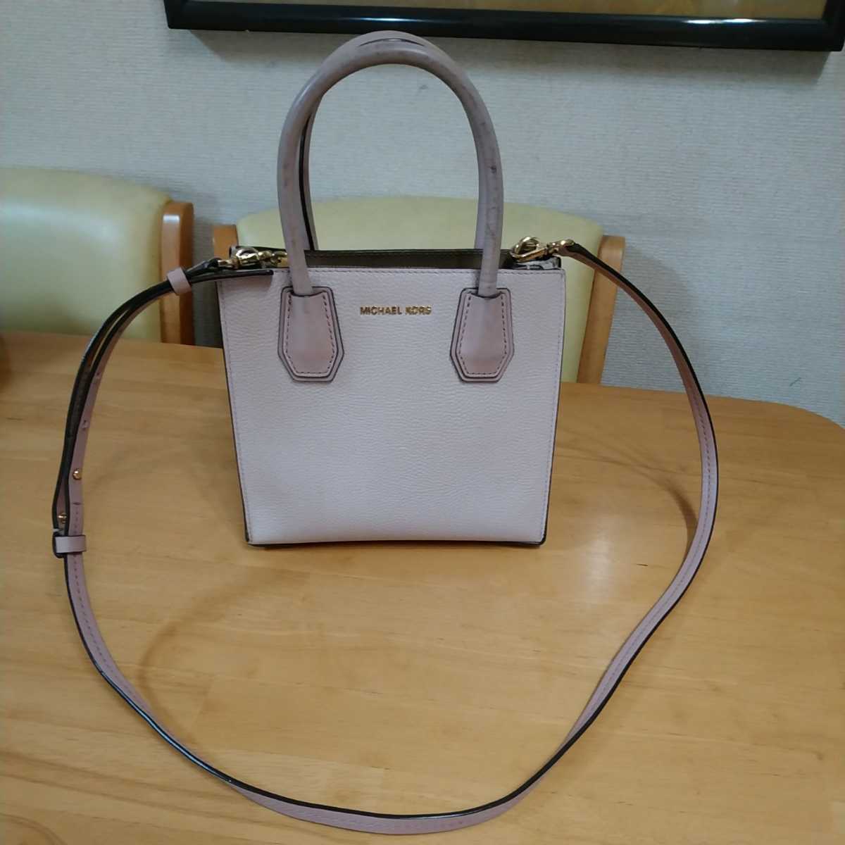 中古 MICHAEL KORS マイケルコース 2way バッグ ショルダーバッグ ハンドバッグ 難あり 送料無料_画像1