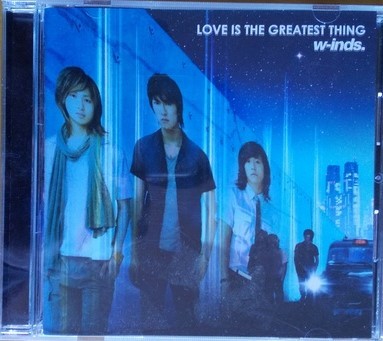 w-inds ウインズ 「 LOVE IS THE GRATEST THING 他 全4曲 」 中古ＣＤシングル　送料込み_画像1