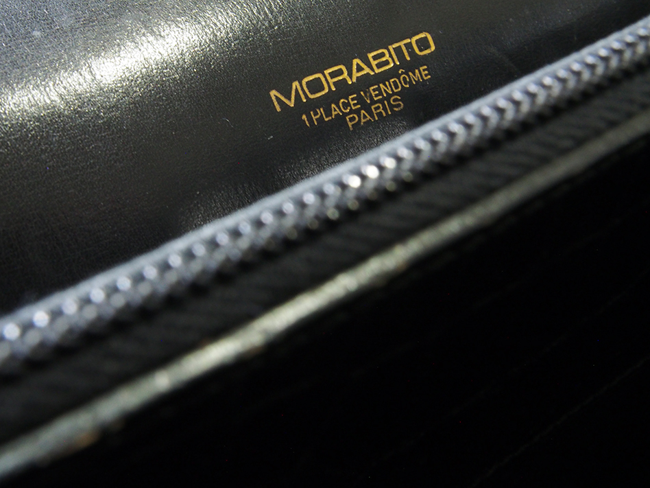 MORABITOmolabito crocodile black ko briefcase sakatepeshu black DELVAUX Dell vo- Ise city . leather varek -stroke la