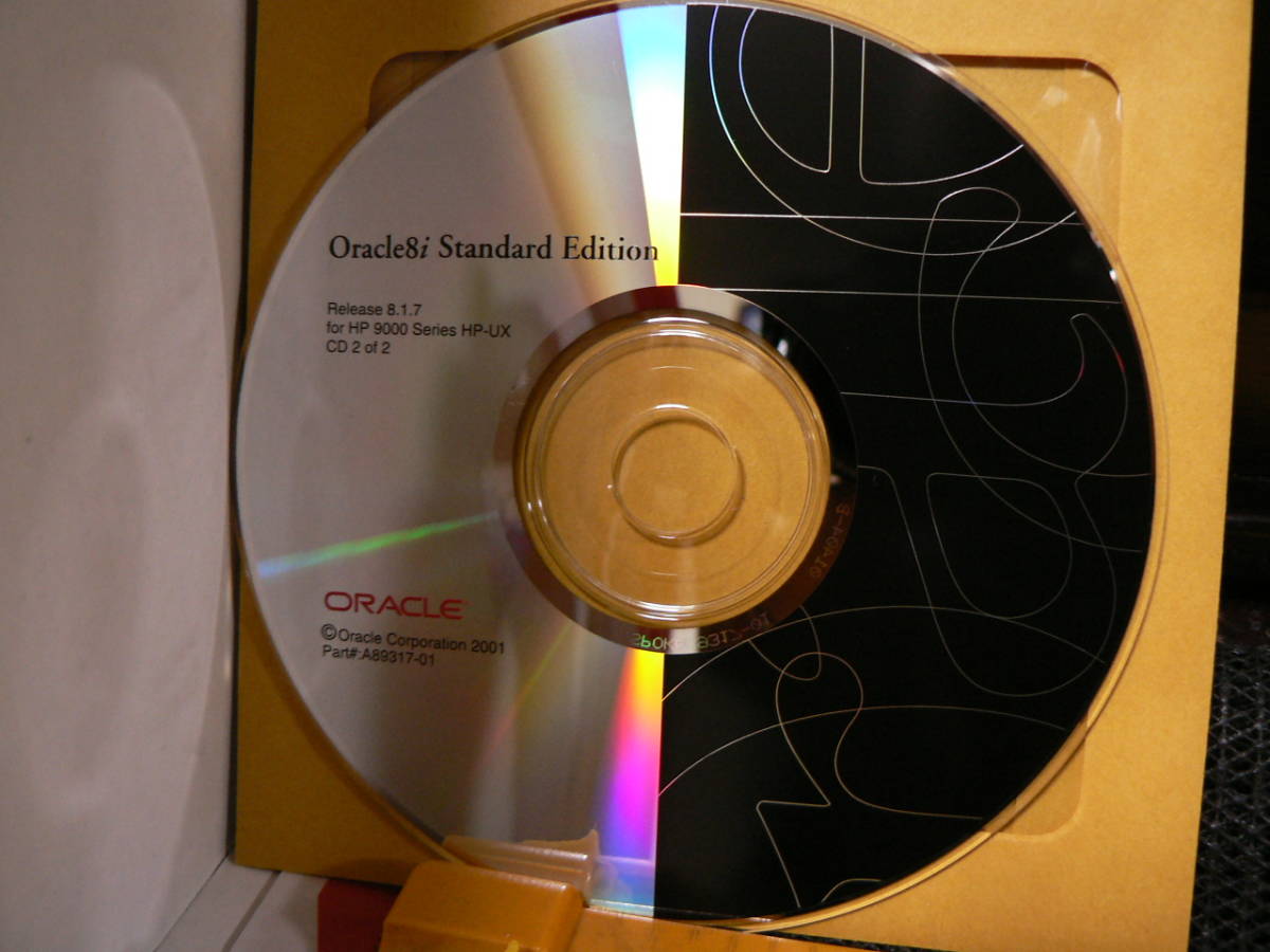 送料最安 140円 ORA14：Oracle8i Standard Edition Release 8.1.7 for HP9000 Series HP-UX CD2枚組_画像3