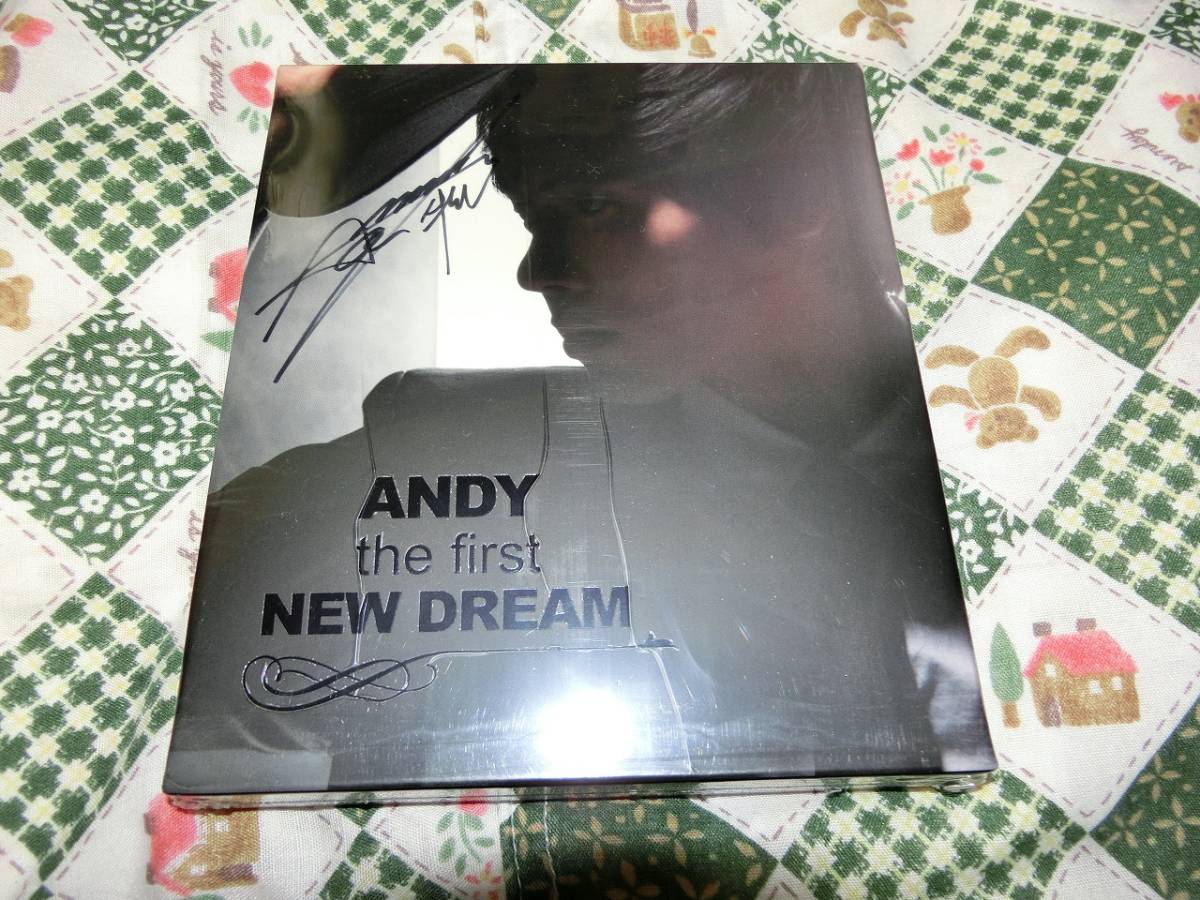 ANDY（SHINHWA）輸入盤サイン入りCD　【The first　NEW DREAM】1集_画像1