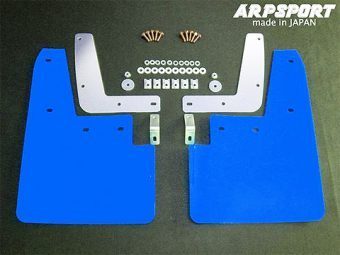 【LAILE/レイル】 ARP SPORT マッドフラップ フロント レッド トヨタ 86 Zn6 スバル BRZ ZC6 [A66400-F2]_画像2