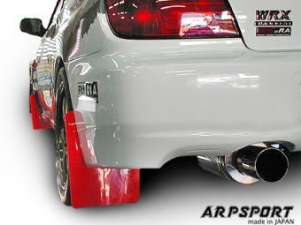 【LAILE/レイル】 ARP SPORT マッドフラップ フロント レッド トヨタ 86 Zn6 スバル BRZ ZC6 [A66400-F2]_画像1