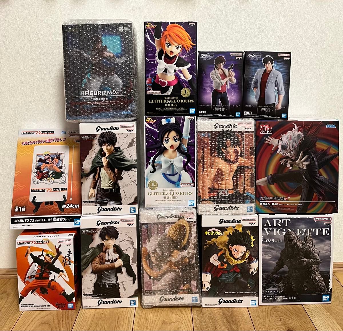 未開封】 ヒロアカ 進撃の巨人 グランディスタ ナルト ワンピース