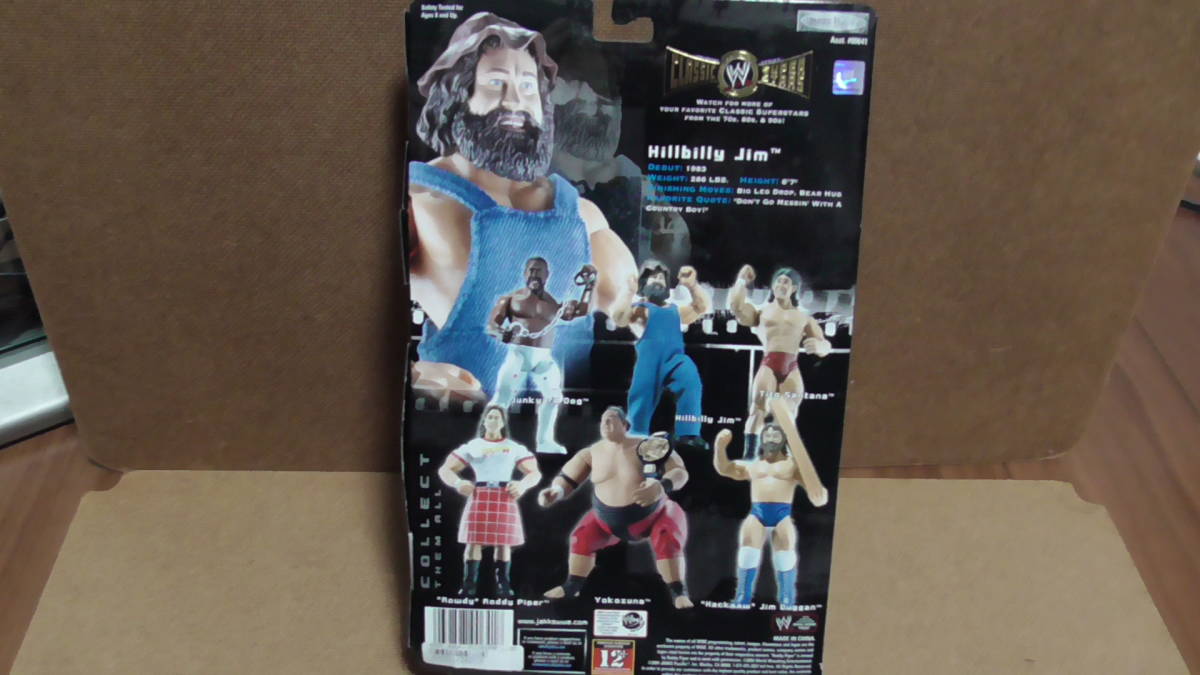 JAKKS ＷＷＥ CLASSIC SUPER STARS ヒルビリー・ジム プロレス フィギュア 未開封 _画像4