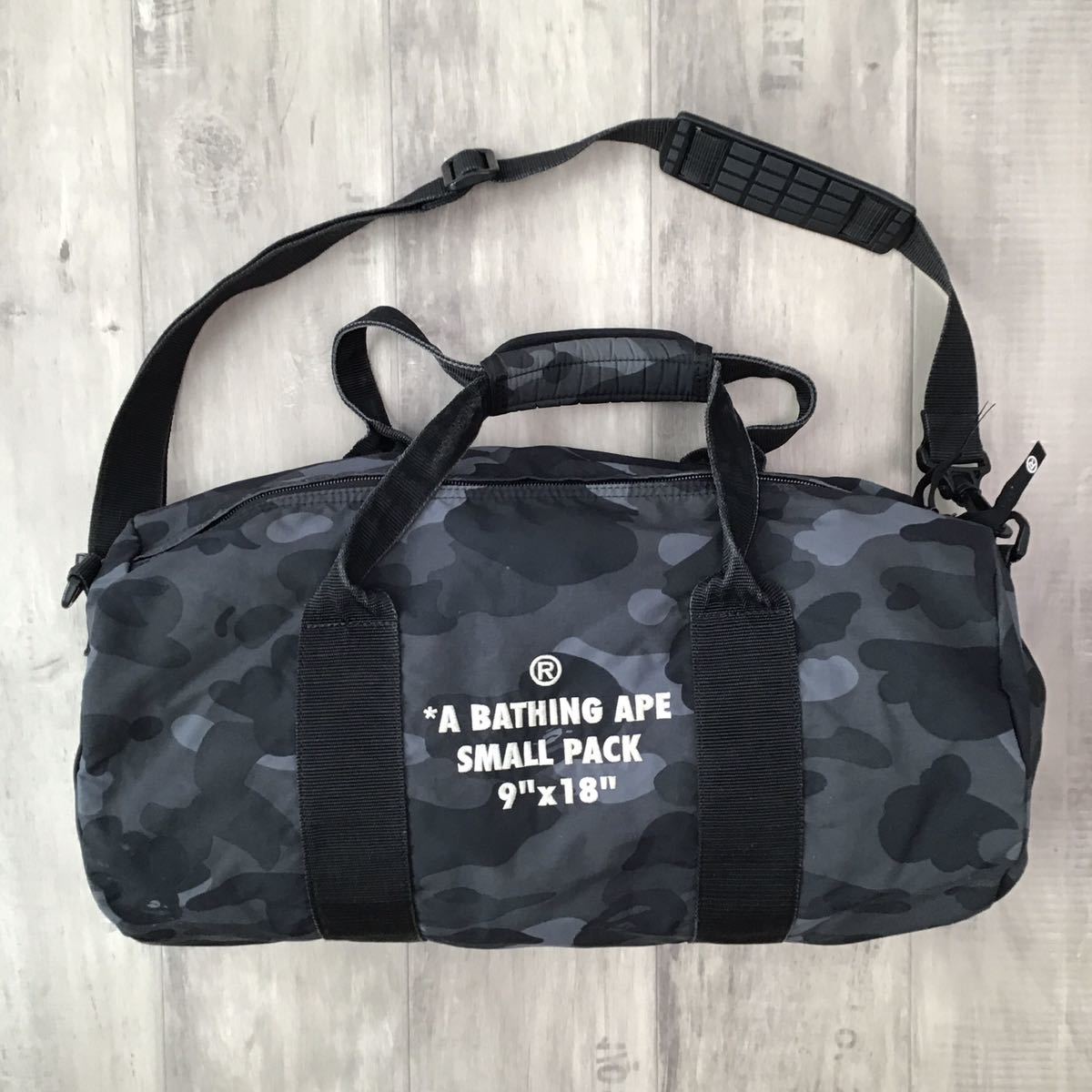 人気ショップ バッグ ボストン camo black a 0896 迷彩 bag Boston ア