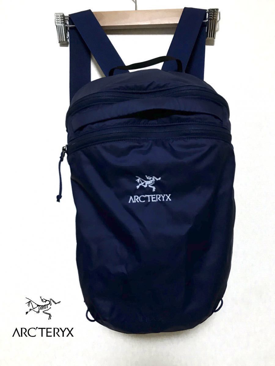 人気【美品】ARC'TERYX アークテリクス BACKPACK バックパック リュック INDEX15 インデックス15 ネイビー_画像1