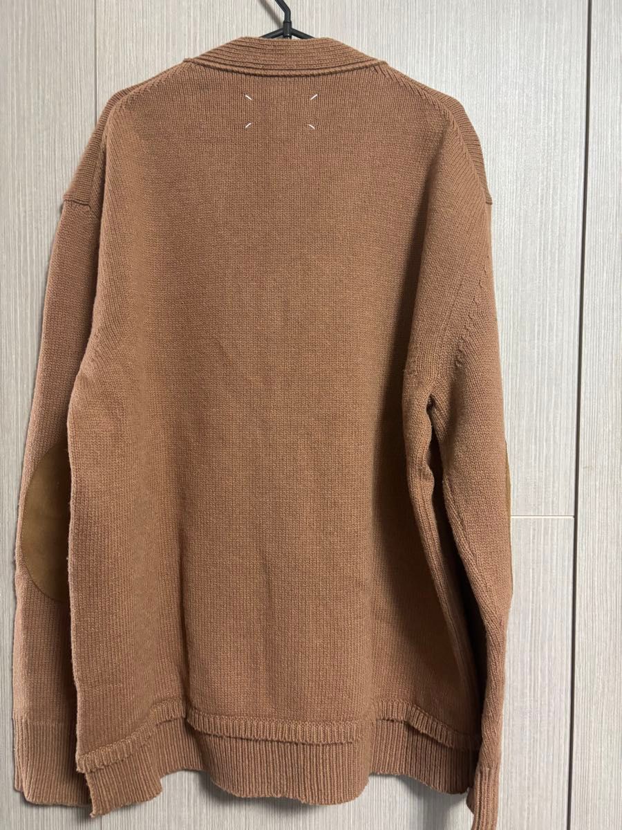 アディダス★日本製 エルボーパッチ 切替 デザインニット カーディガン 茶 XL メゾンマルジェラ カーディガン エルボーパッチ｜Yahoo!フリマ（旧