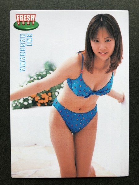 長谷川恵美　BOMB ボム FRESH 2001　51　水着 グラビア アイドル トレカ トレーディングカード