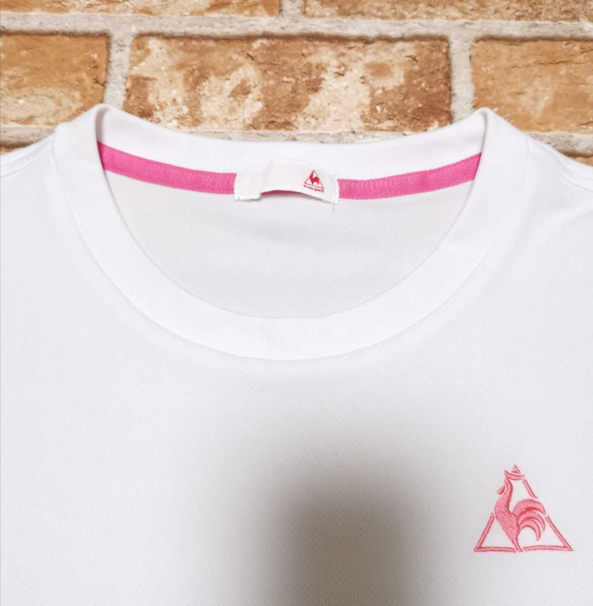 #レディース(トップス)【le coq sportif】★ルコック★半袖Tシャツ★トレーニングウェア★スポーツウェア★表記サイズ(M)★送料無料★s-27