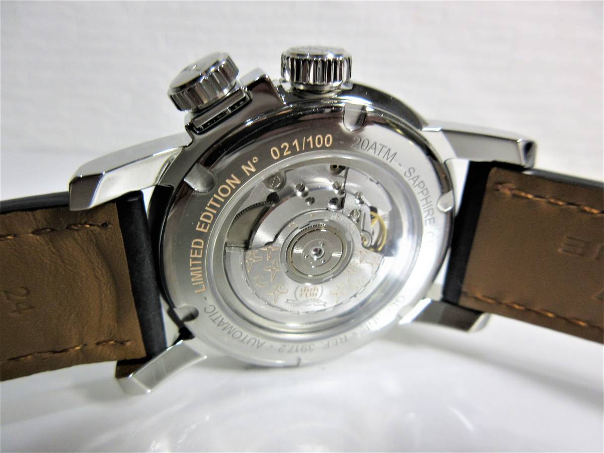 未使用 グリシン GLYCINE AIRMAN GMT 46㎜ 自動巻 雷虎飛行中隊 未使用 グリシン GLYCINE AIRMAN GMT 46㎜ 自動巻 雷虎飛行中隊