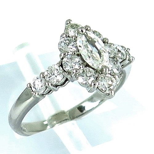 驚きの値段】 Pt900 ☆ プラチナ リング 指輪◇ダイヤモンド0.90ct