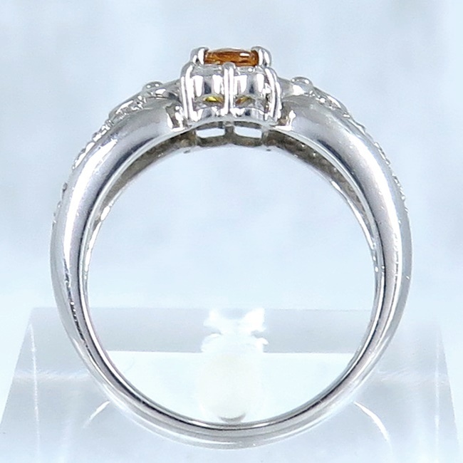 Pt900★プラチナ リング 指輪 サファイア0.74ct 9月誕生日 ◇ダイヤ0.72ct●12号◆ソーティング付【中古】 /e5770 10003091_画像5