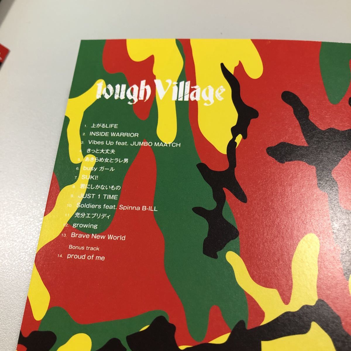 貴重です！　帯付きＣＤ　lecca tough village レゲエ【20-12A】_画像6