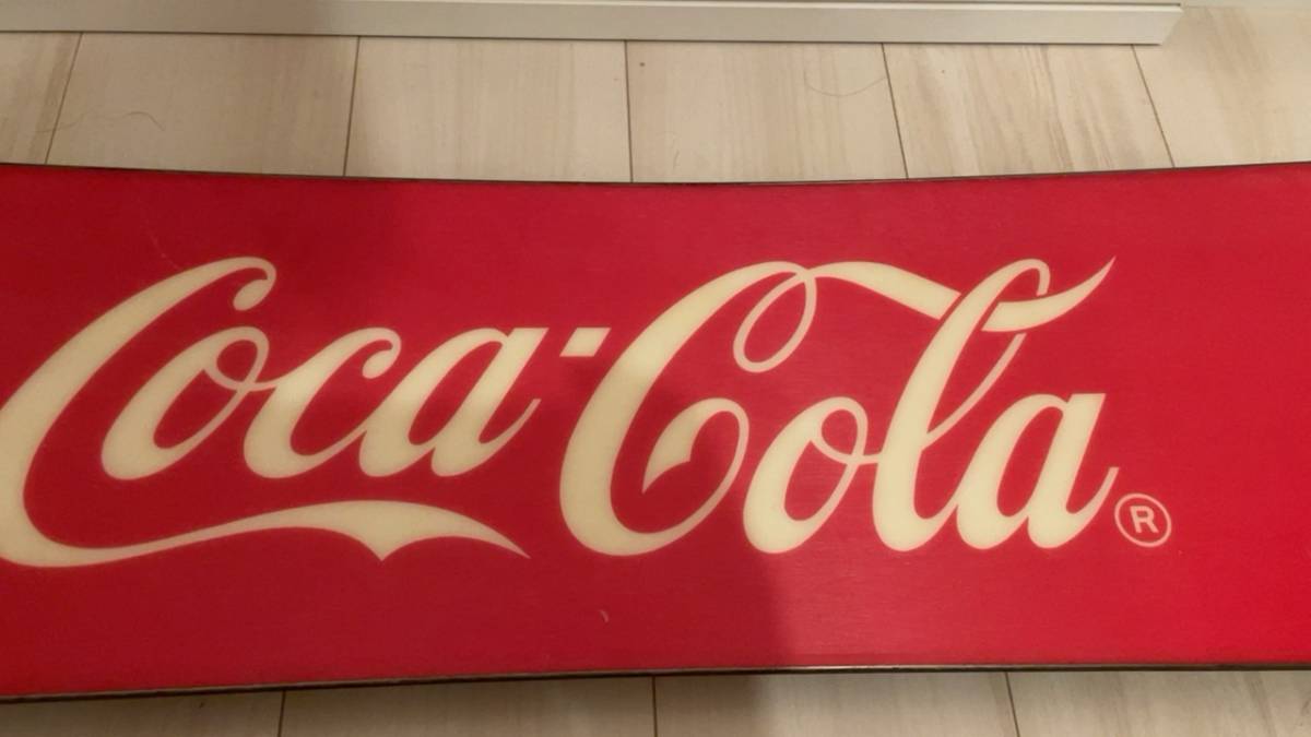 Coca Cola コカ・コーラ スノーボード マスコットボード アンティーク 125cm 未使用展示品 展示のみで実際の使用無し_画像5