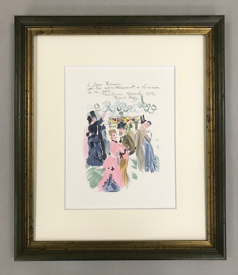 特価】 ≪ ラウル デュフィ ≫ リトグラフ【石版画】 HOMMAGE A RENOIR