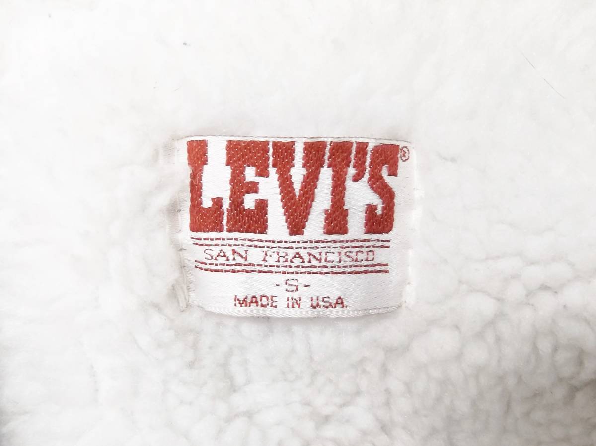 希少 LEVI'S リーバイス 70609-0218 裏ボア デニムジャケット 希少 LEVI'S リーバイス 70609-0218 裏ボア デニムジャケット