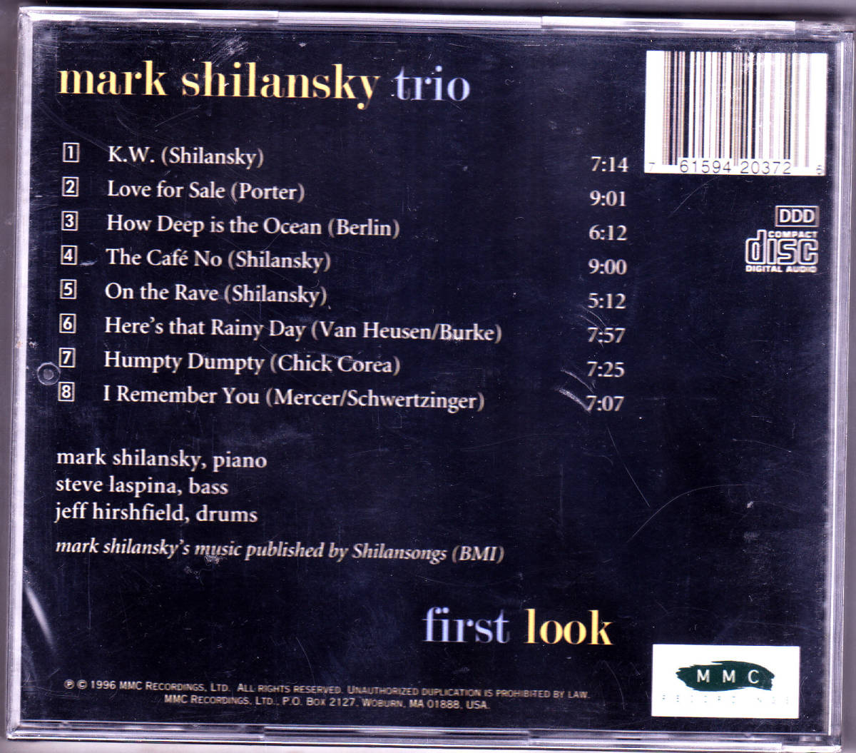 ♪未開封ピアノトリオ Mark Shilansky Trio-First Look♪_画像2