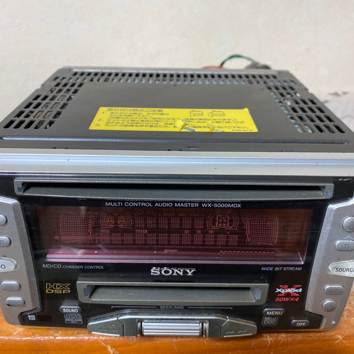 SONY CD/MD WX-5000MDX 動作未確認　ジャンク_画像10