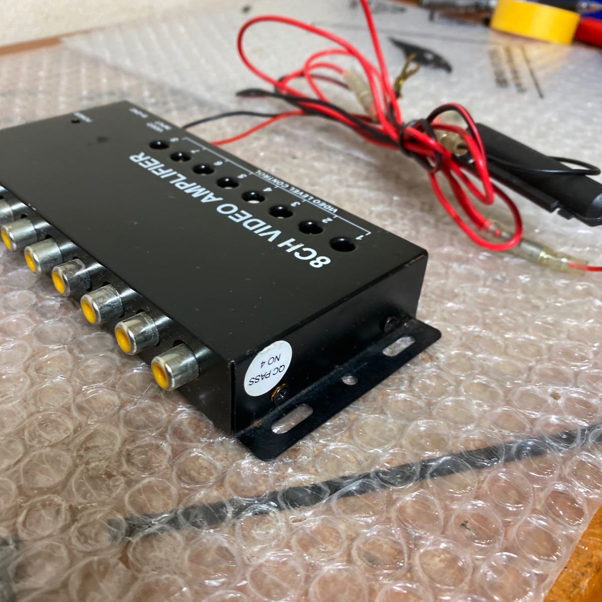 8CH VIDEO AMPLIFIER работоспособность не проверялась Junk бесплатная доставка 