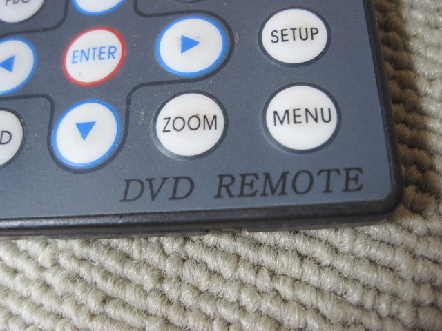 DVD REMOTE リモコン 型番不明 作動未確認 中古 200583_画像2