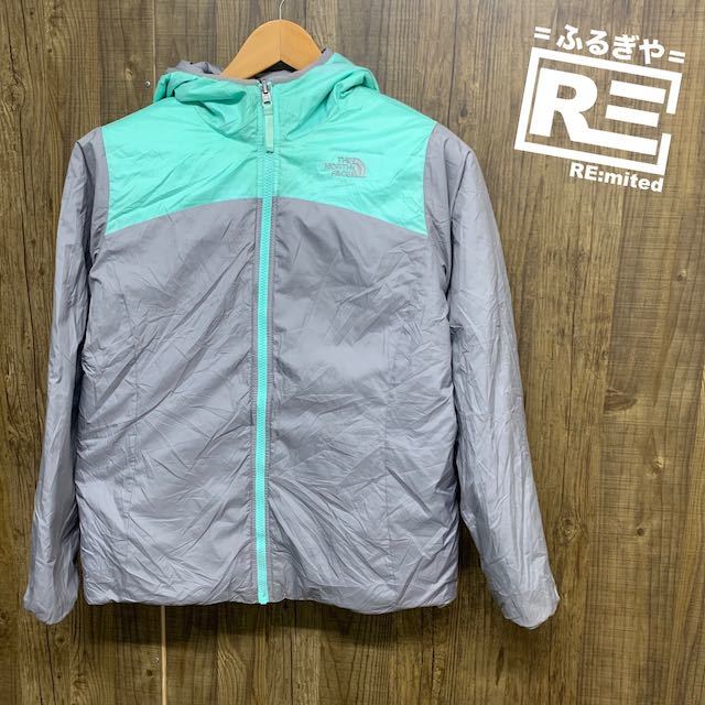 THE NORTH FACE North Face girls reversible XL fleece outdoor gray 