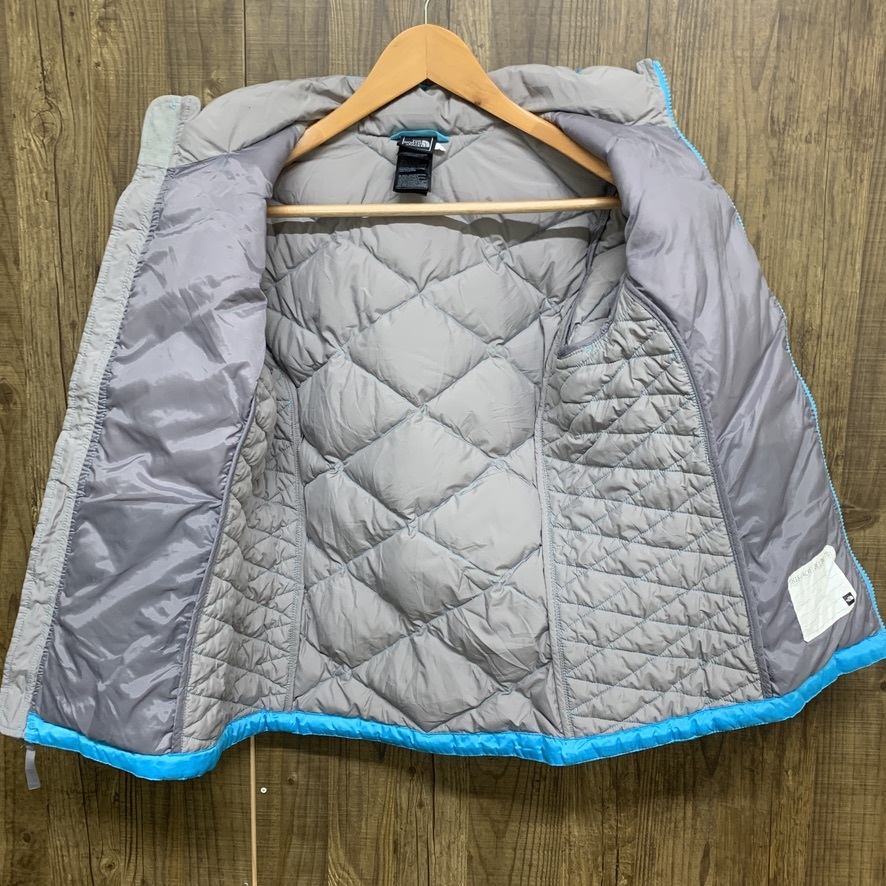 THE NORTH FACE ノースフェイス ダウンジャケット ガールズ 水色 550