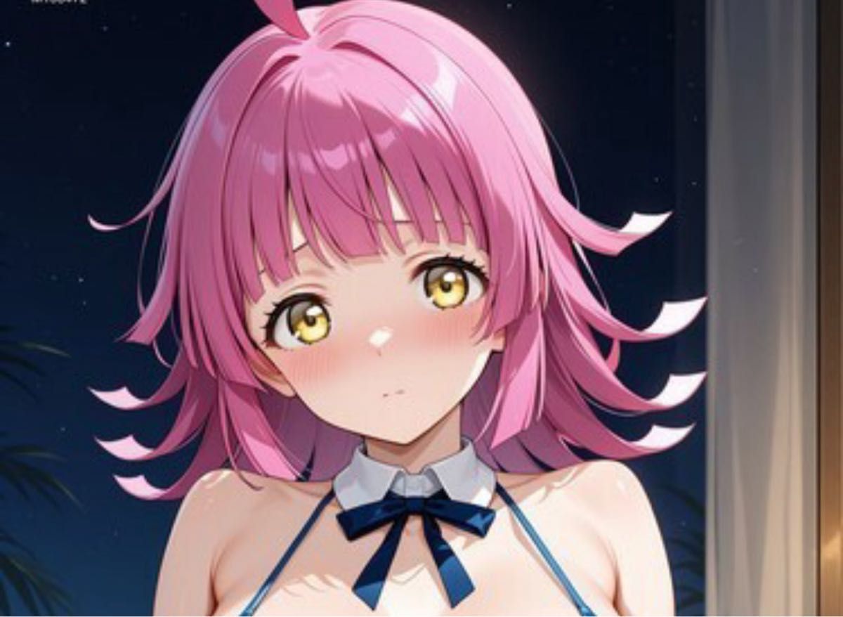 ラブライブ】天王寺璃奈 ② 超大バスタオル 大判 二次元 美少女 毛布