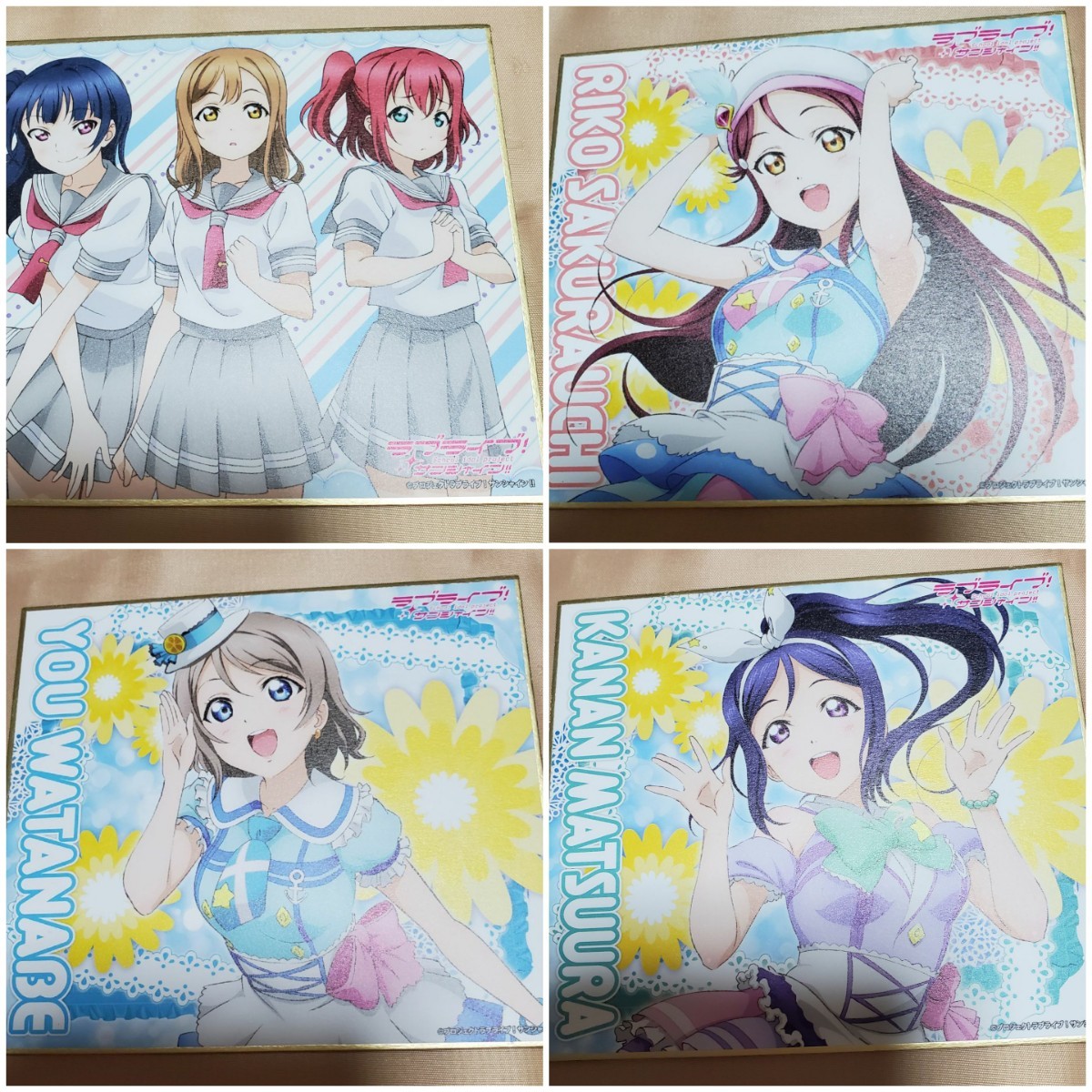 Paypayフリマ ラブライブ サンシャイン ミニ色紙 4枚セット Paypayフリマ ラブライブ サンシャイン ミニ色紙 4枚セット