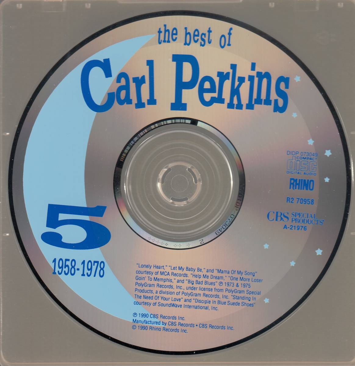 輸 Carl Perkins Jive After Five The Best Of Carl Perkins (1958-78)◆規格番号■A-21976◆送料無料■即決●交渉有_画像3