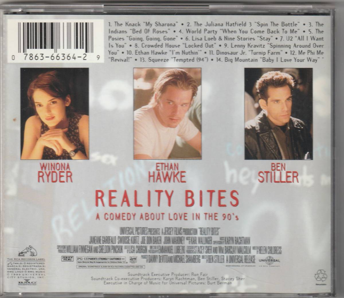 リアリティ・バイツ Reality Bites Original Motion Picture Soundtrack_画像2