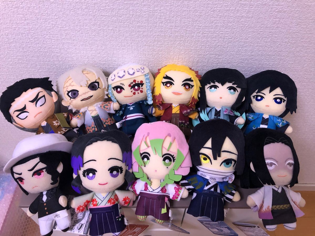 鬼滅の刃 彩典 ともぬい 柱 コンプリート お館様 無惨 煉獄 胡蝶しのぶ
