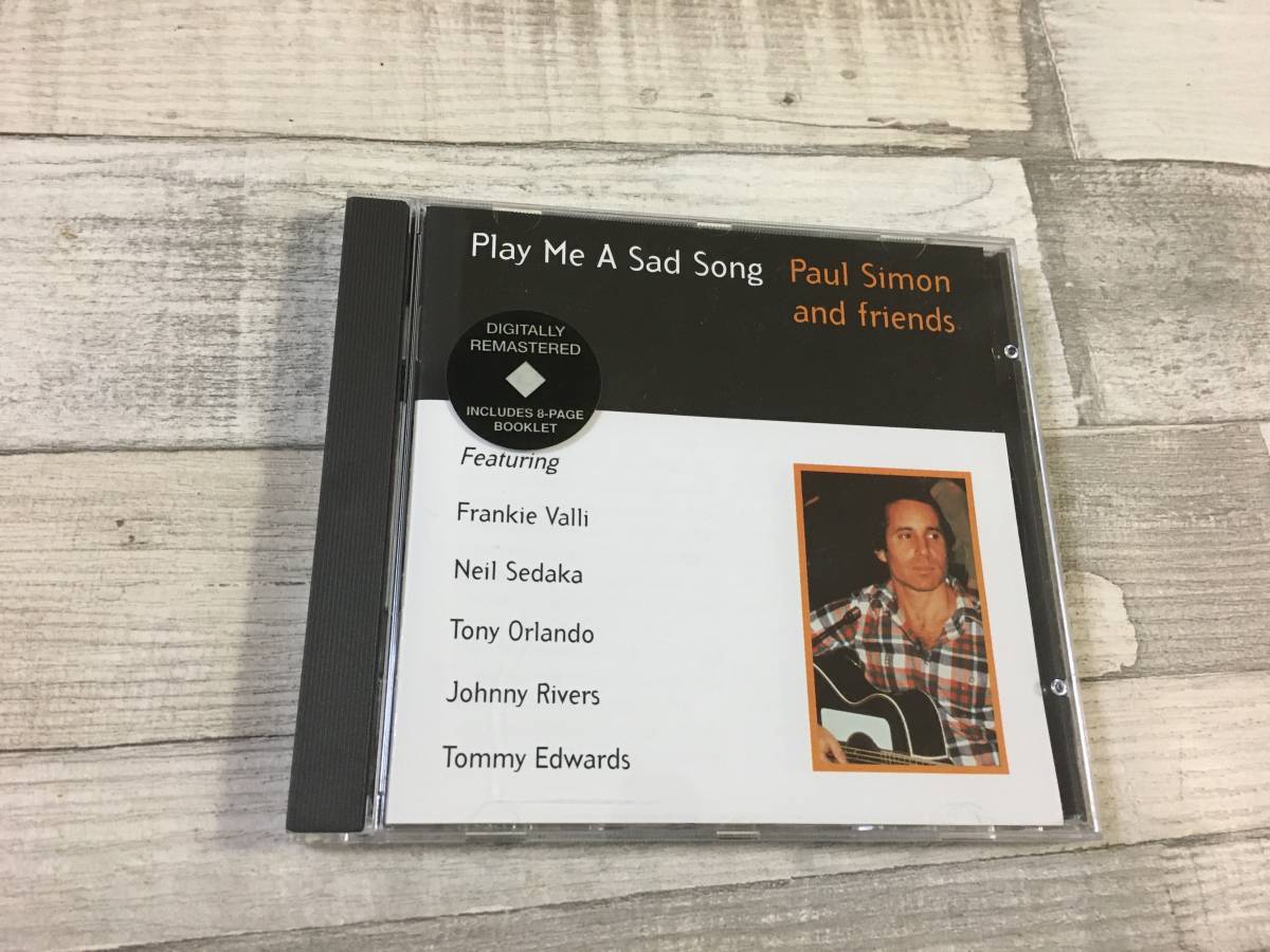  супер трудно найти!!CD Play Me A Sad Song Paul Simon and friends[ paul (pole) Simon * Neal se Dakar * Franky vali]DISK1 листов все 12 искривление 