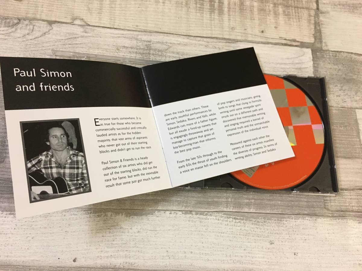  супер трудно найти!!CD Play Me A Sad Song Paul Simon and friends[ paul (pole) Simon * Neal se Dakar * Franky vali]DISK1 листов все 12 искривление 