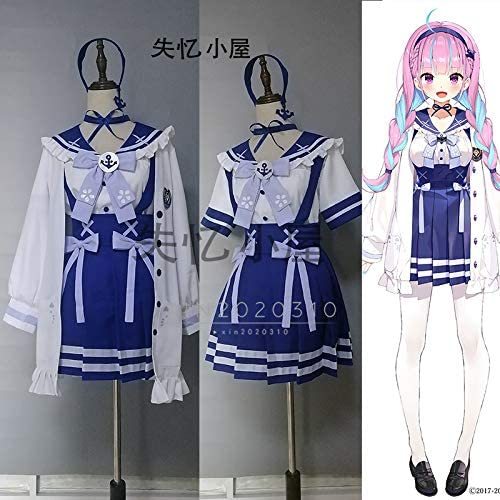 修正版 実物撮影バーチャルYouTuber 湊あくあ コスプレ衣装 風 修正版 実物撮影バーチャルYouTuber 湊あくあ コスプレ衣装 風