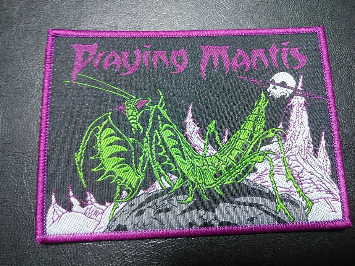 PRAYING MANTIS вышивка patch нашивка / metallica venom iron maiden Bitches Sin Tygers of Pan Tang angel witch nwobhm