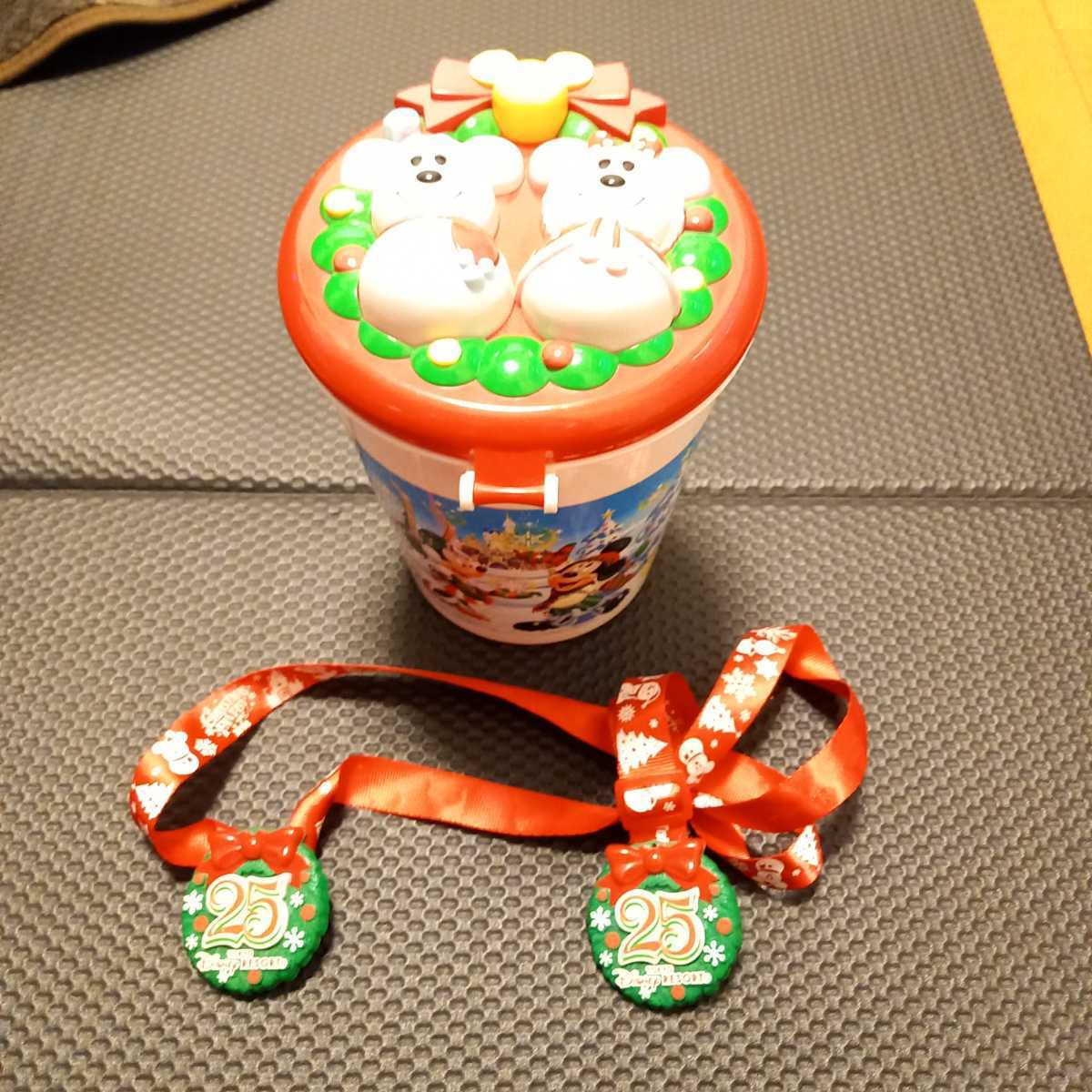 東京ディズニーランドポップコーンバケット25周年クリスマスバージョン 日本代購代bid第一推介 Funbid