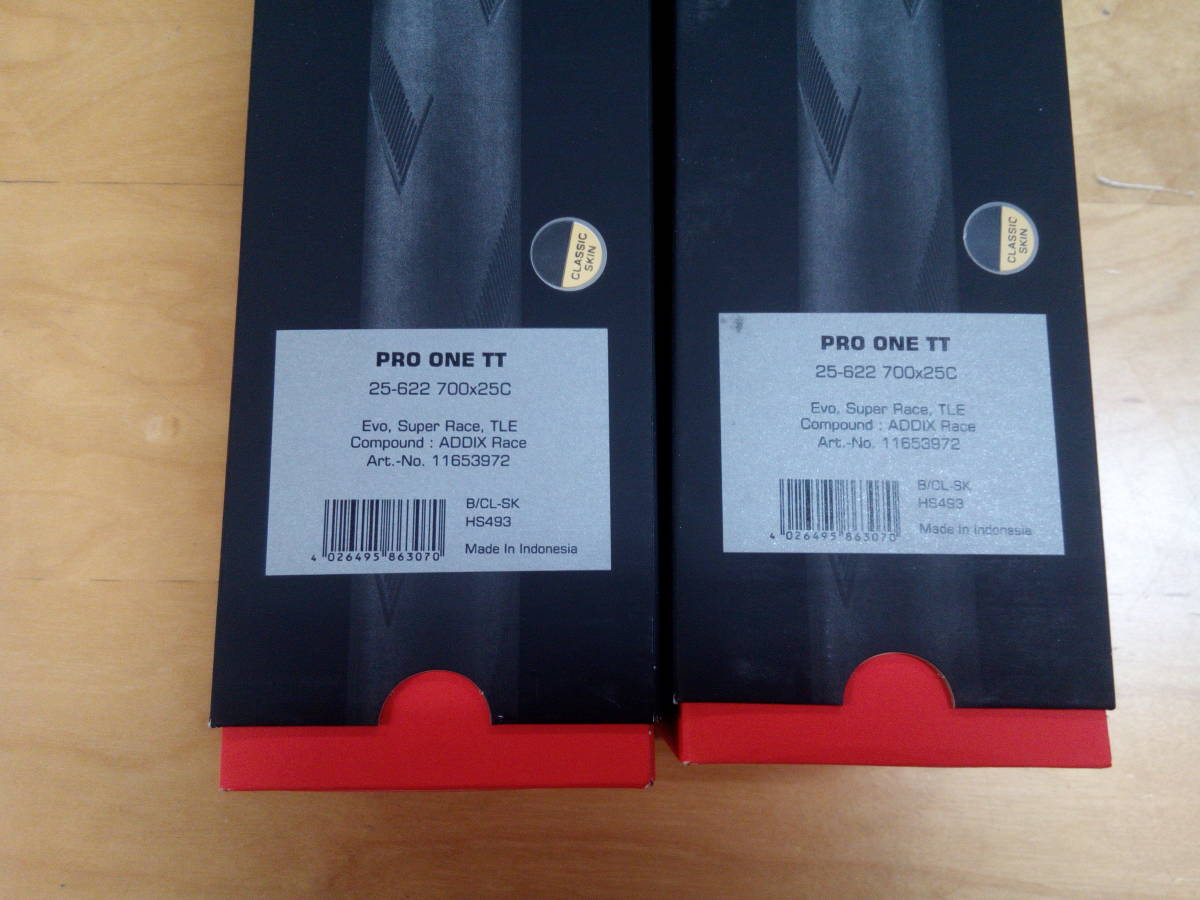 2本セット SCHWALBE PRO ONE TT TLE 25C ADDIX V-GUARD プロワン