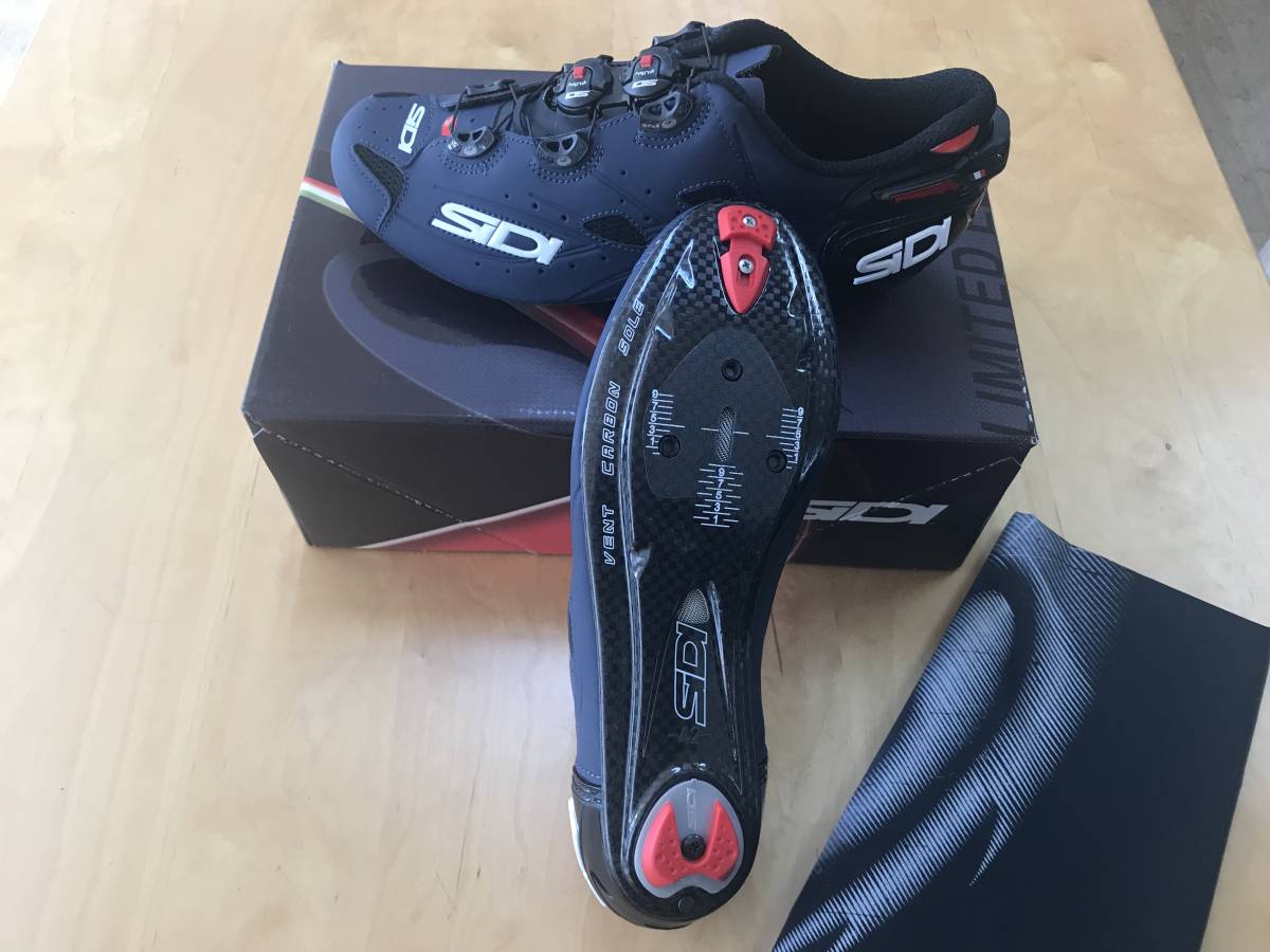 サイズ42 SIDI SCARPE SHOT MATT BLACK MATT BLUE シディー