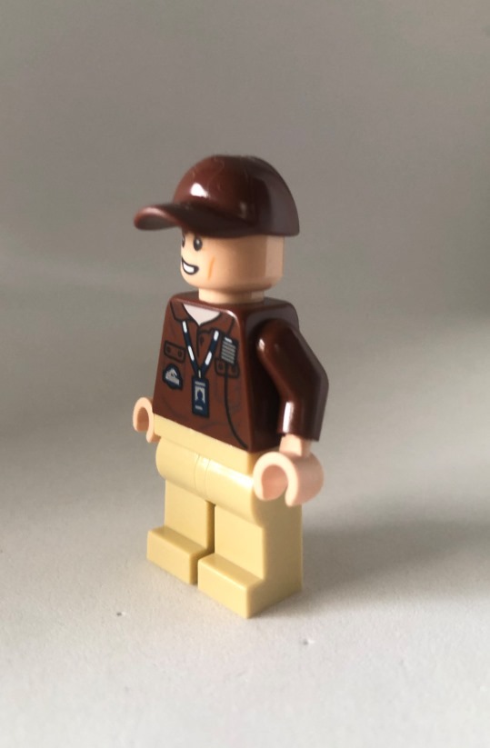 即決 新品 未使用　レゴ LEGO ミニフィグ　ミニフィギュア 　ジュラシック・ワールド　スタッフ　恐竜　飼育員 　　正規品　ロゴマーク_画像3