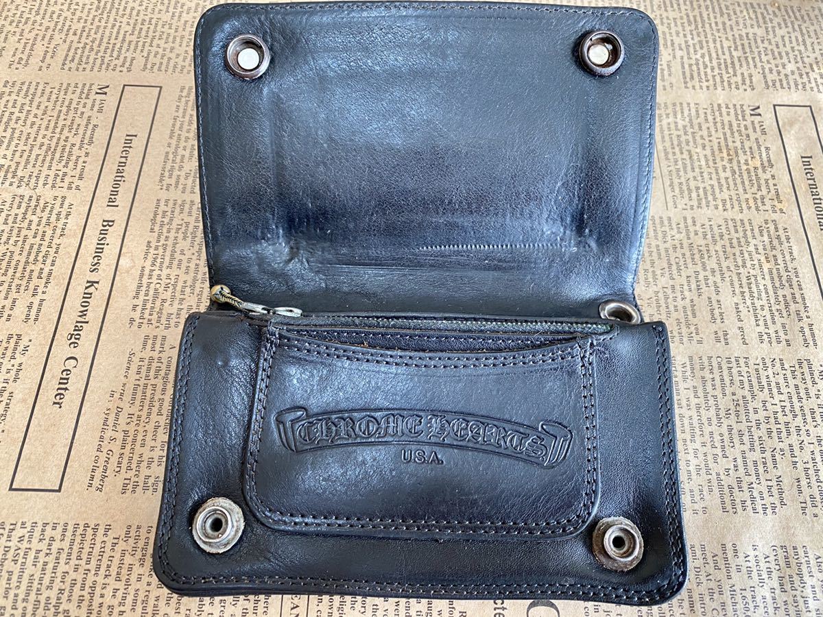 定価¥163 900】美品 クロムハーツ CHROME HEARTS 財布 1ジップ 定価¥163 900】美品 クロムハーツ CHROME HEARTS 財布 1ジップ