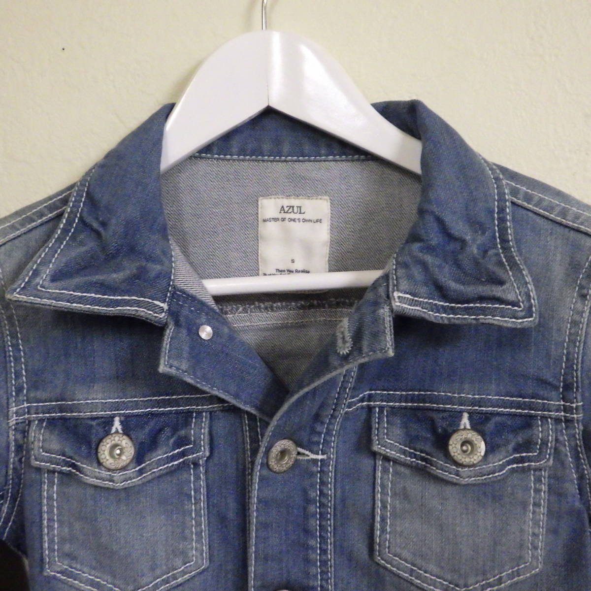  azur Denim jacket G Jean S size 