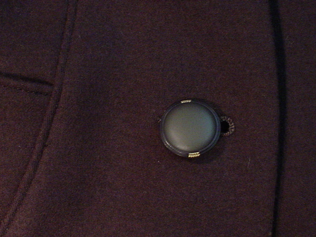 Pearl Fashion パールファッション メルトンジャケット カーキー色 11号サイズ 1つボタン 中古 美品_画像7