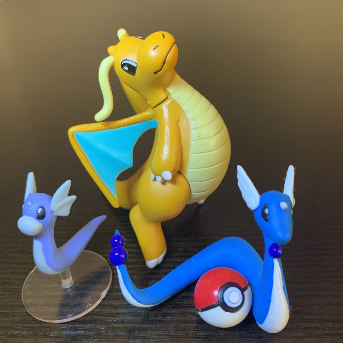 ヤフオク 立体ポケモン図鑑 ミニリュウ ハクリュー カイリ