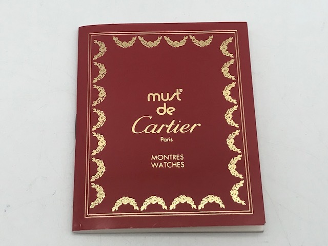 Cartier カルティエ 本物 マスト用 取扱説明書 冊子