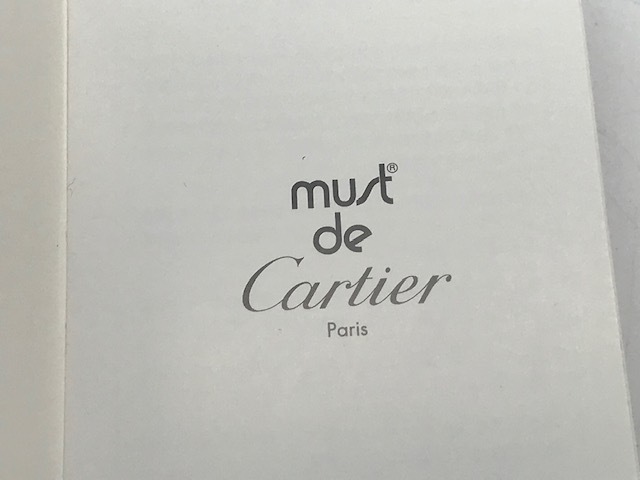 Cartier カルティエ　本物　マスト用　取扱説明書　冊子_画像3