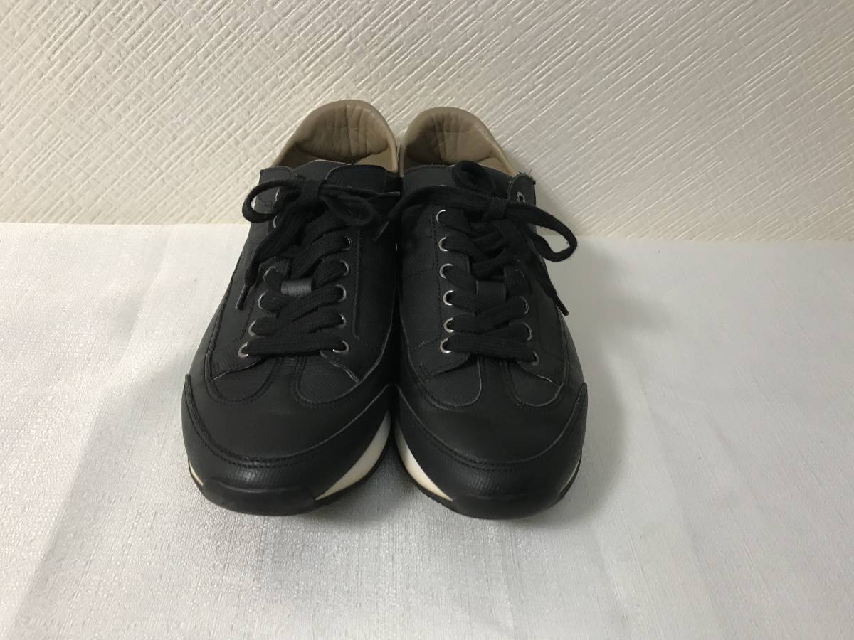 美品本物エルメスHERMESクイックスニーカーシューズ靴ブーツビジネス黒