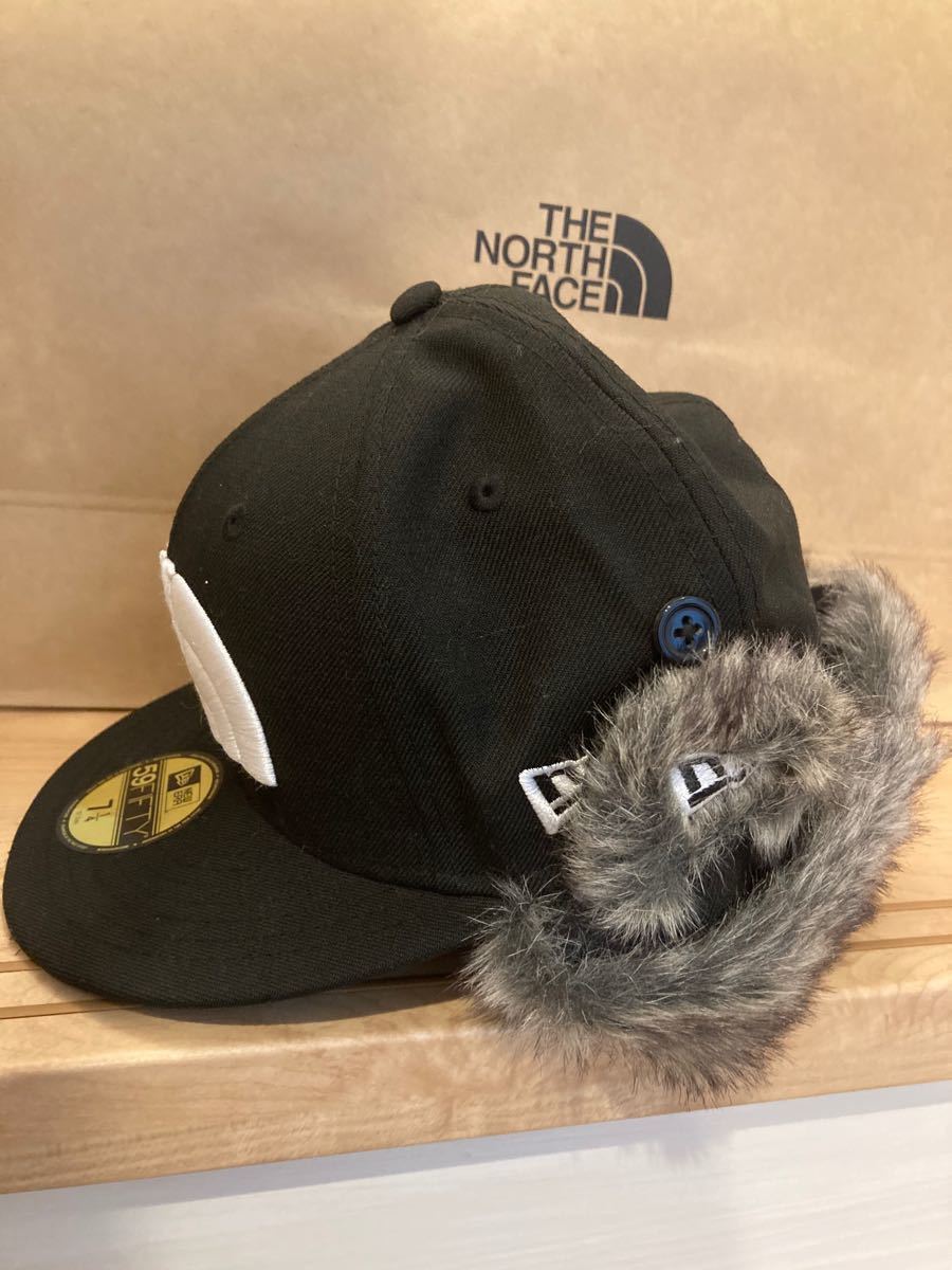 THE NORTH FACE ザノースフェイス　new era 限定 フライト　キャップ ロゴ ニューエラ 黒