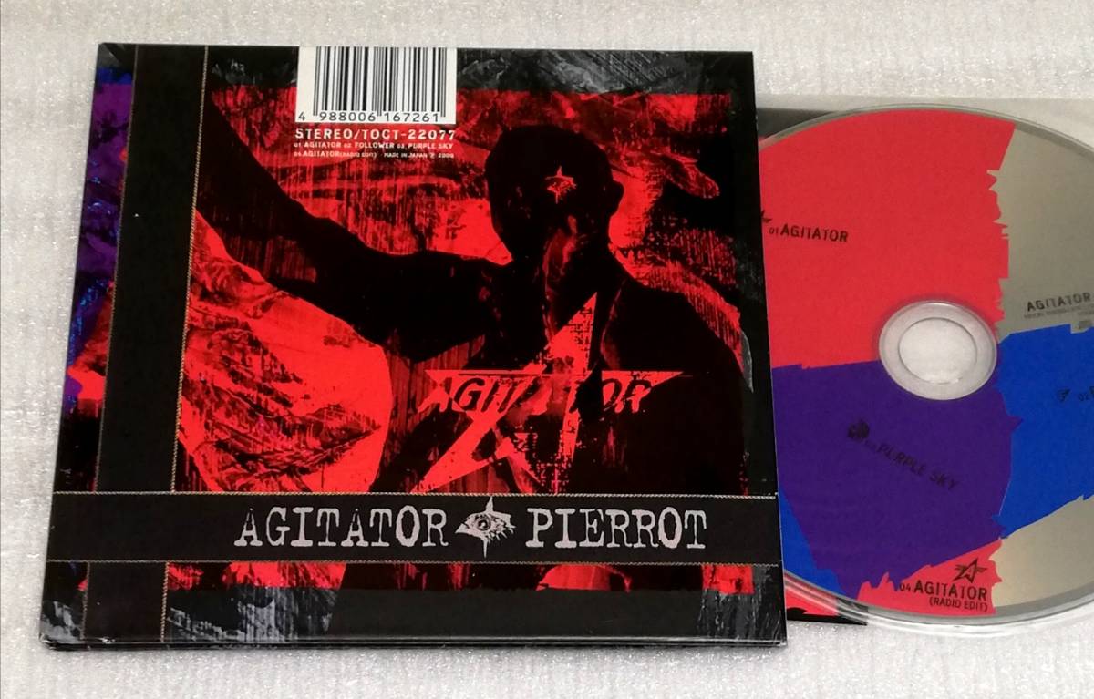 CD　PIERROT ピエロ AGITATOR/TOCT-22077/初回/紙ジャケ/カード付_画像1