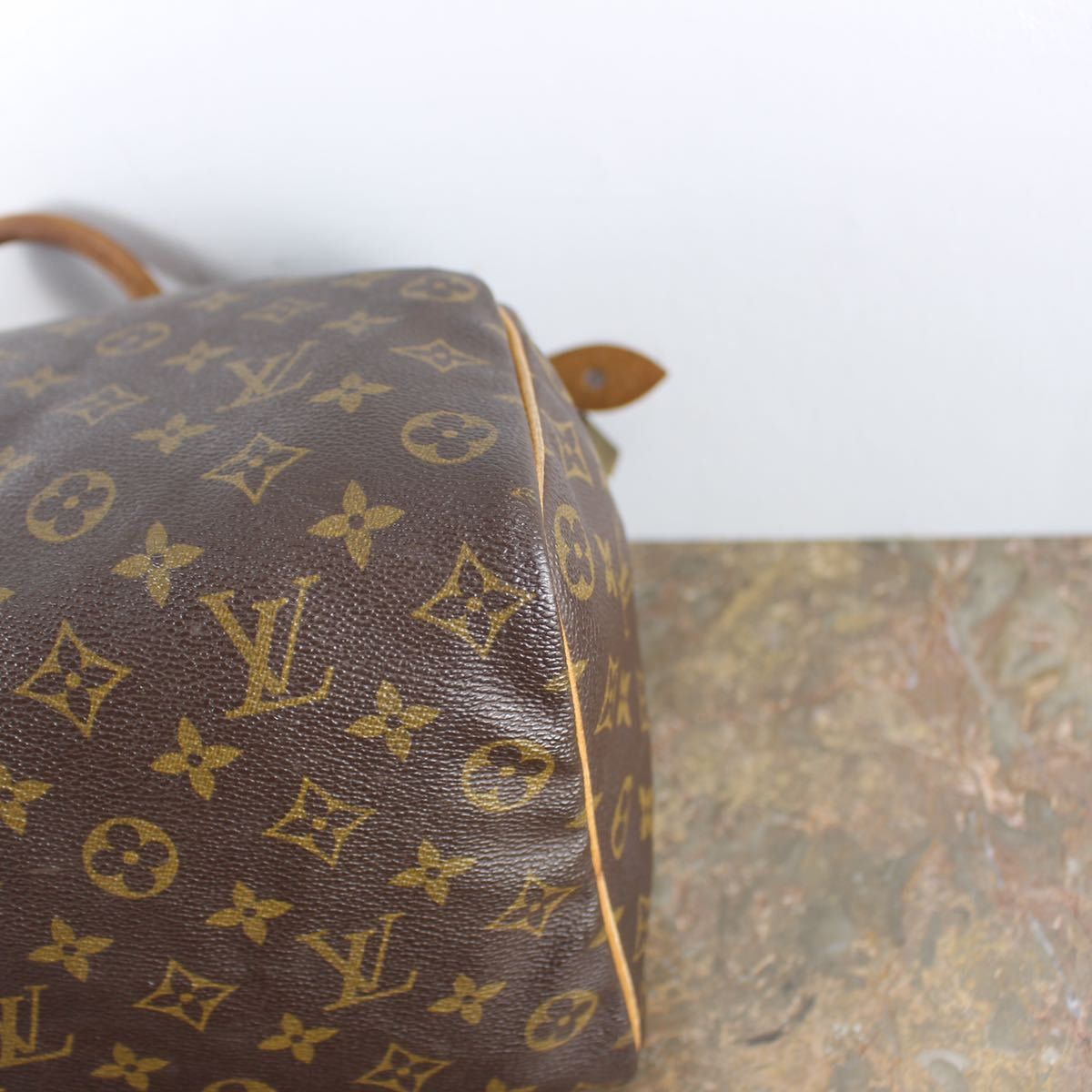 LOUIS VUITTON M41524 MB0991 SPEEDY MONOGRAM PATTERNED BOSTON BAG ルイヴィトンスピーディ35モノグラム柄ボストンバッグ_画像5